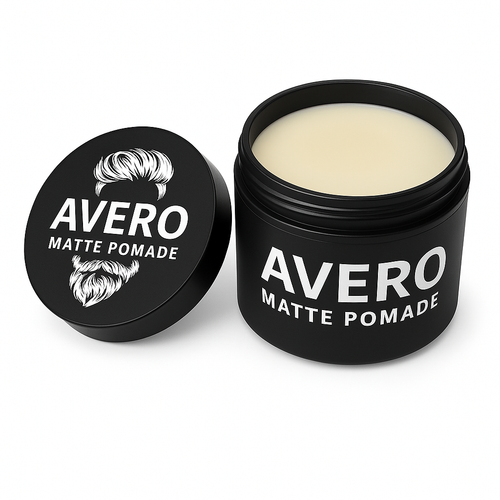 AVERO Matte Pomade – Strong Hold & Natural Matte Finish